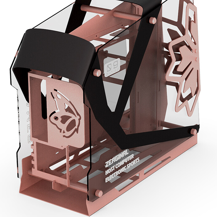 Zeaginal ZC-09 (Noir/Rose) - Boîtier PC - LDLC | Muséericorde