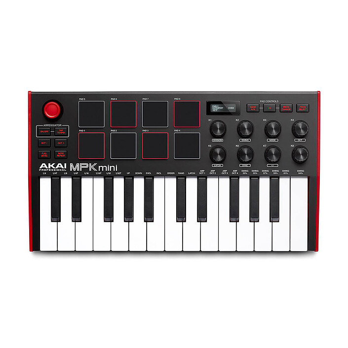 Akai Pro MPK Mini MK3 (Black/Red)