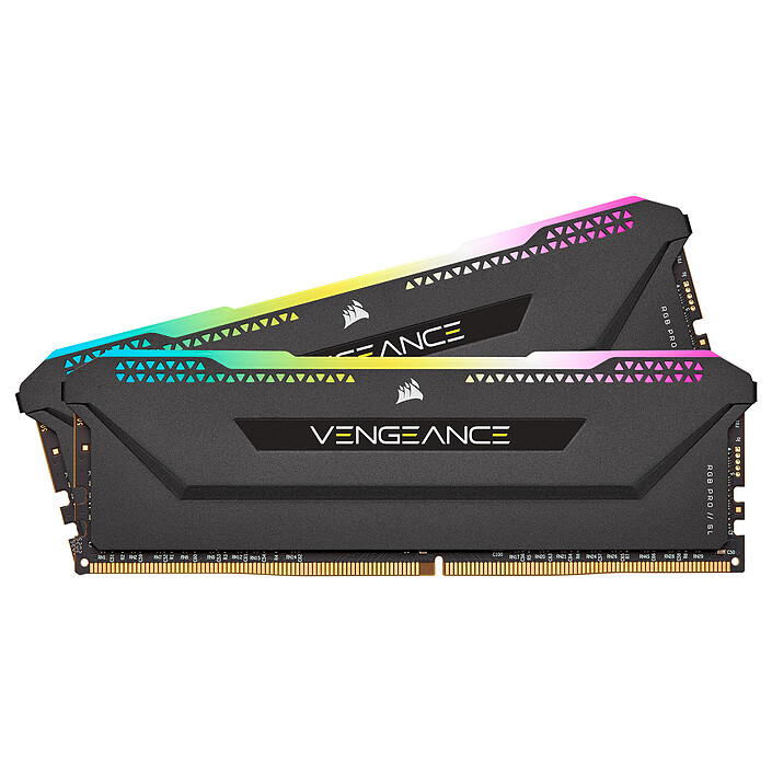 Avis Corsair Vengeance RGB PRO SL Series 32 Go (2 x 16 Go) DDR4 3600 MHz CL18 - Noir (CMH32GX4M2Z3600C18)