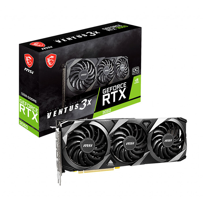 MSI GeForce RTX 3060 VENTUS 3X 12G OC LHR