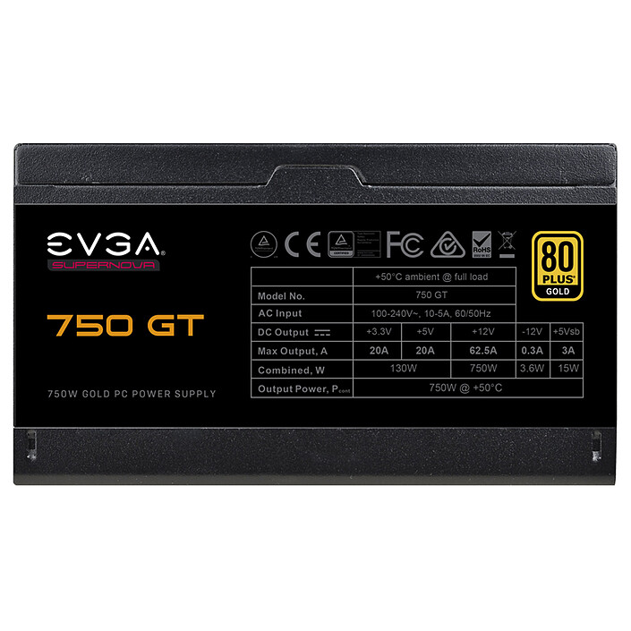 Nota EVGA SuperNOVA 750 GT