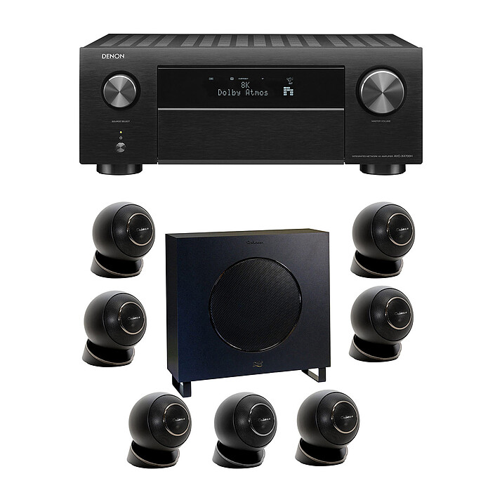 Denon AVC-X4700H Noir + Cabasse Eole 4 Noir 7.1