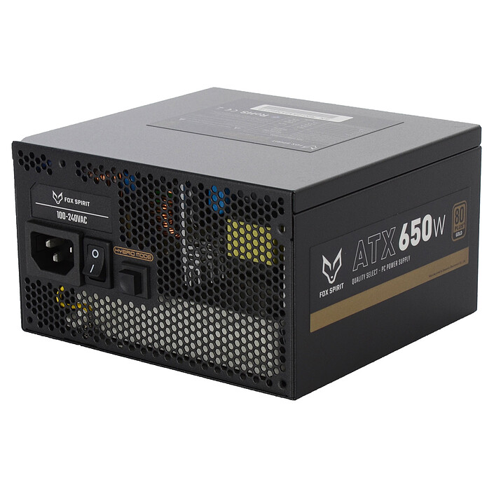 Fox Spirit US-650G V2 80PLUS Gold pas cher
