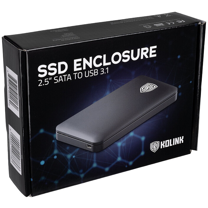 Kolink 2.5" SATA Enclosure pas cher