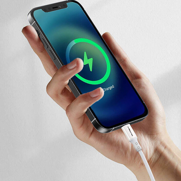 Akashi Câble USB-C vers Lightning (Blanc - 1,5m) pas cher