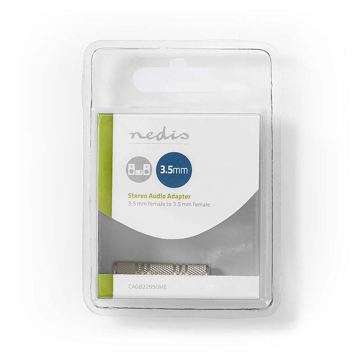 Acquista Accoppiatore Nedis da 3,5 mm da femmina a femmina in metallo