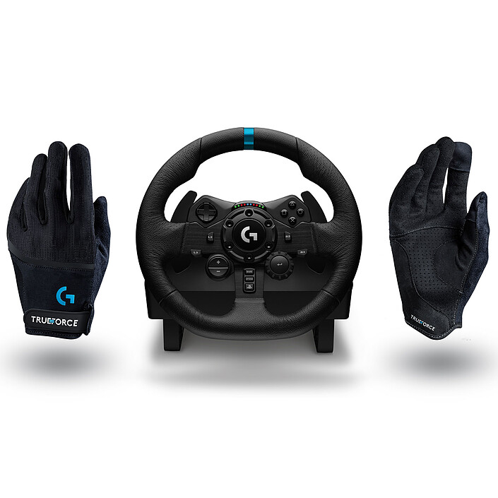 Avis Logitech G G923 (PC / PlayStation 5 / PlayStation 4) + Logitech G Racing Gloves
