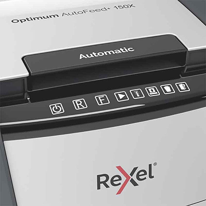 Rexel Destructeur Optimum coupe croisée Auto+ 150X pas cher