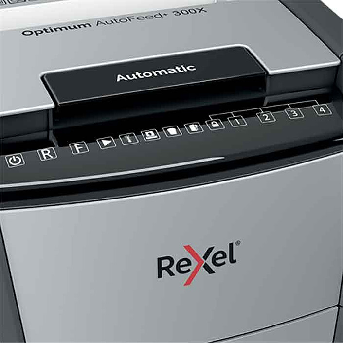 Rexel Destructeur Optimum coupe croisée Auto+ 300X pas cher