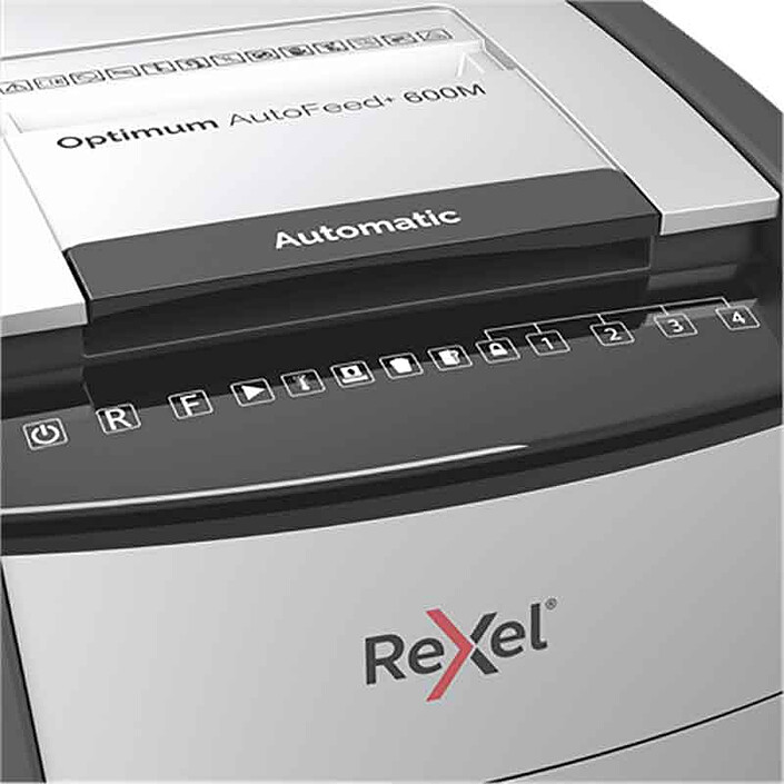 Rexel Destructeur Optimum coupe micro Auto+ 600M pas cher