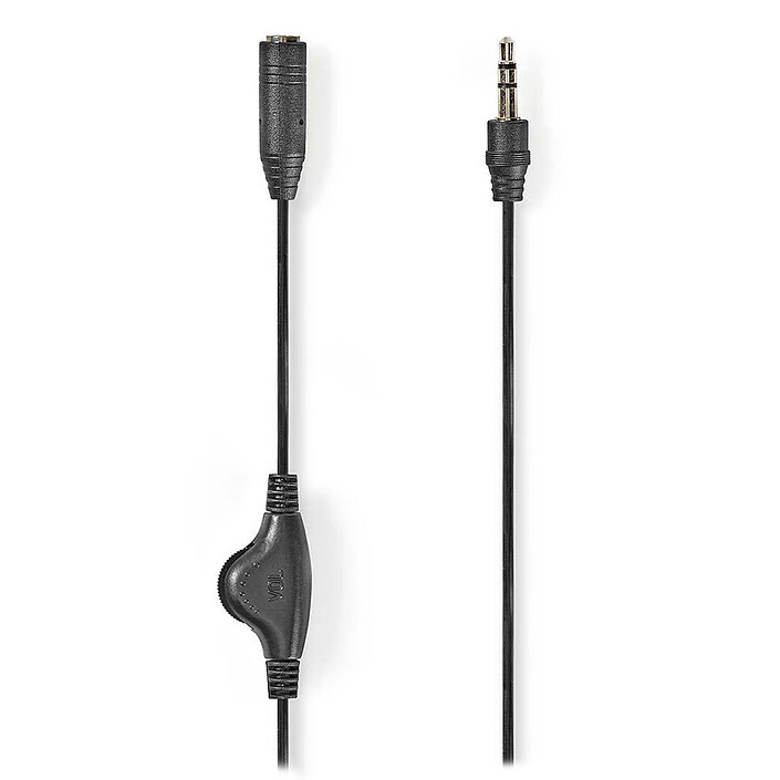 Cavo di estensione Nedis 3.5 mm jack (1m) + Controllo del volume