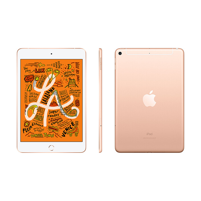 Avis Apple iPad mini 5 Wi-Fi + Cellular 64 Go Or · Reconditionné