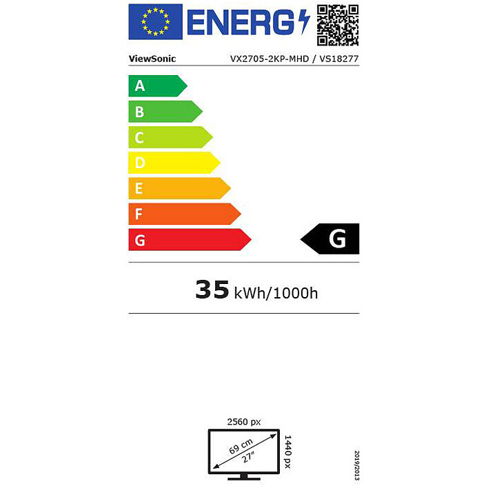 ViewSonic 27" LED - VX2705-2KP-mhd pas cher