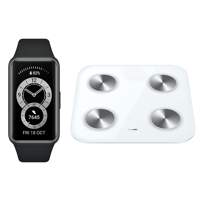 Huawei Band 6 Black + Scale 3