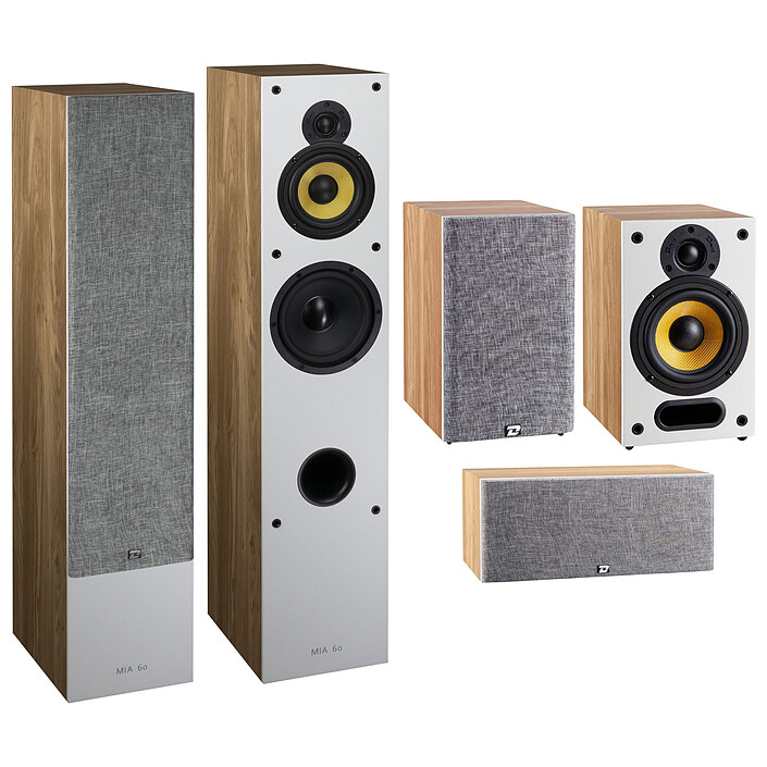 Davis Acoustics Pack Mia 60 5.0 Chêne Clair