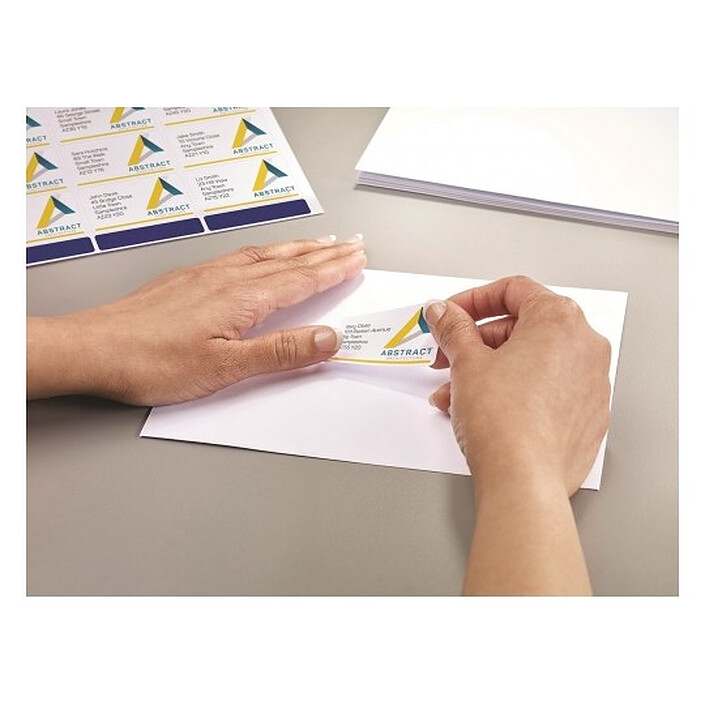 Avis Avery Etiquettes pour timbres 33,9 x 63,5 mm, Blanc, Laser