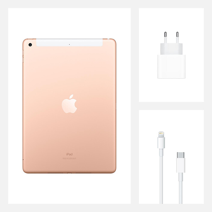 Apple iPad (Gen 8) Wi-Fi + Cellular 32 Go Or · Reconditionné pas cher