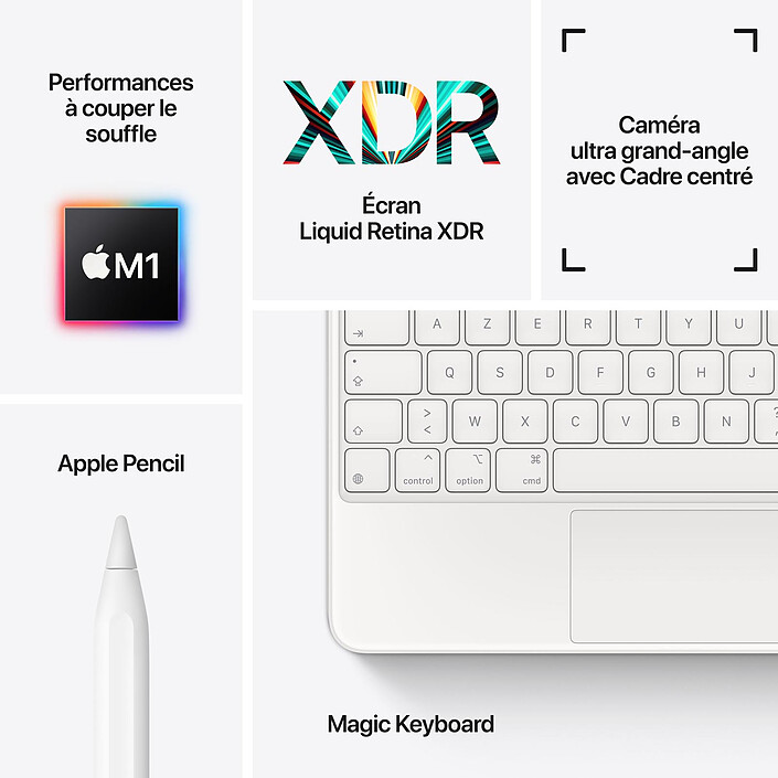Acheter Apple iPad Pro (2021) 12.9 pouces 256 Go Wi-Fi Gris Sidéral