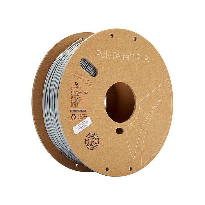 Polymaker PolyTerra 2.85 mm 1 Kg - Gris Fossile