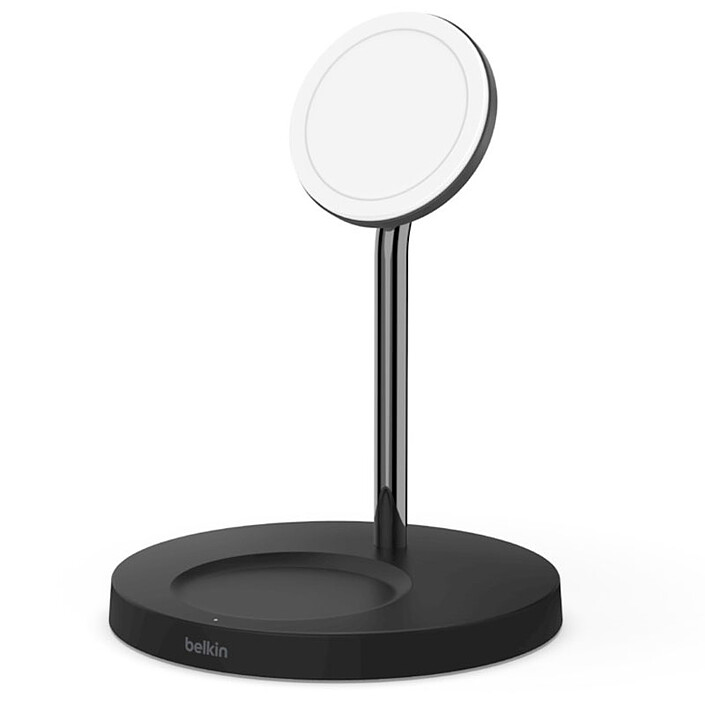 Belkin Chargeur Magsafe 2 en 1 en 15w pour Iphone 12 - Noir
