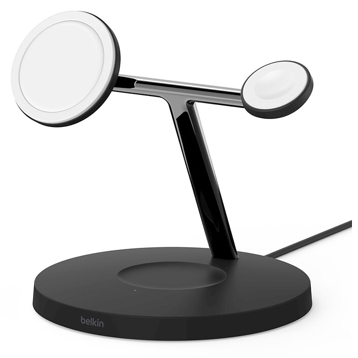 Belkin Chargeur Magsafe 3 en 1 en 15w pour iPhone 12/13/14 - Noir