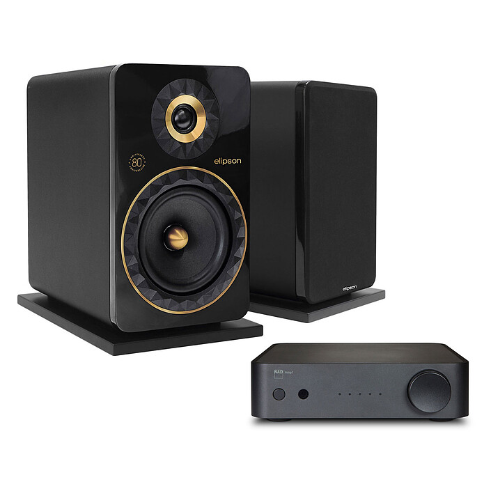 NAD AMP1 Focal Aria 906 Black + Elipson Prestige Facet 8B Black/Gold Anniversary Edition