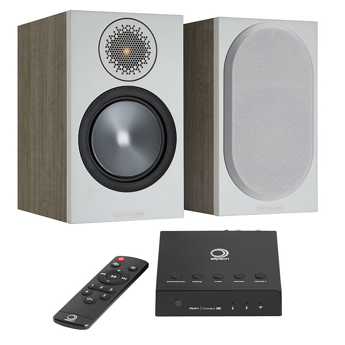 Elipson Connect 250 + Monitor Audio Bronze 50 Urban Grey