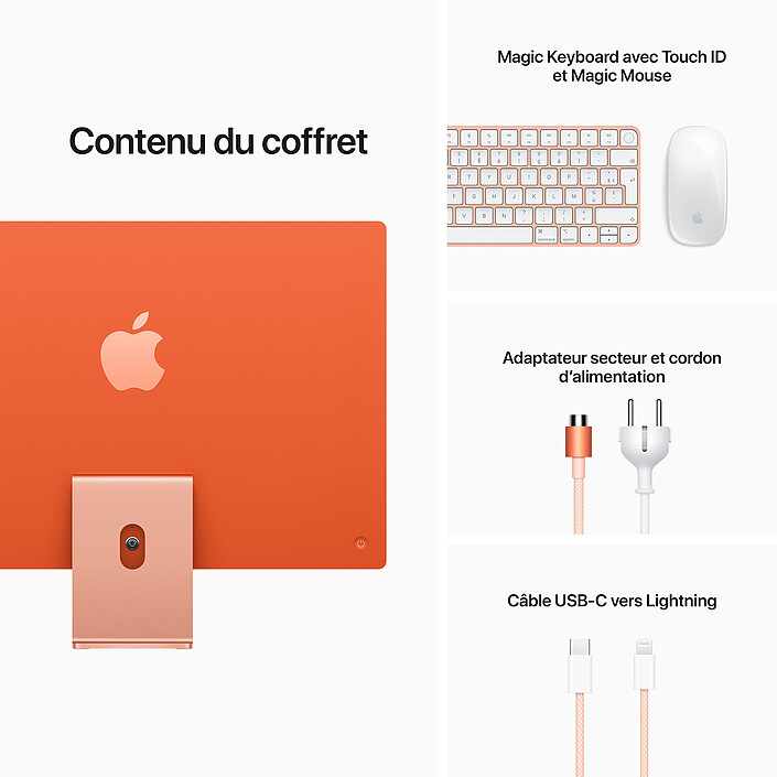 cheap Apple iMac (2021) 24" 8GB / 512GB Orange (Z133-8GB/512GO-O)