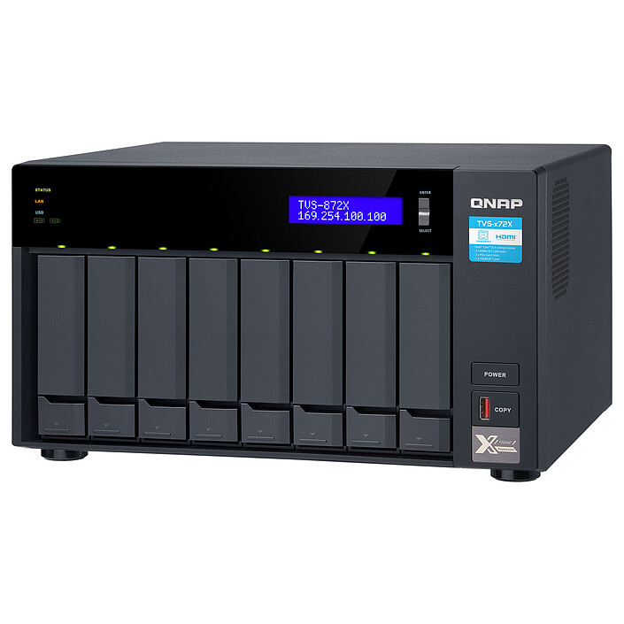 Acheter QNAP TVS-872X-I3-8G