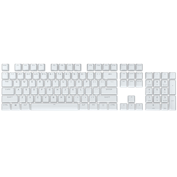 Corsair PBT Double-Shot Pro Keycaps (Blanc)