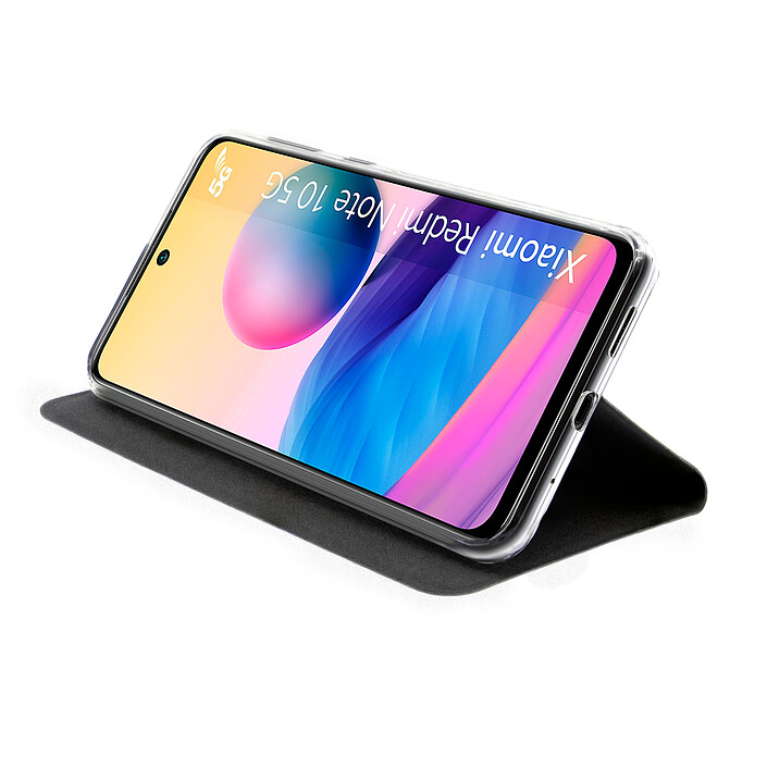 Avis Akashi Etui Folio Porte Carte Noir Xiaomi Redmi Note 10 5G