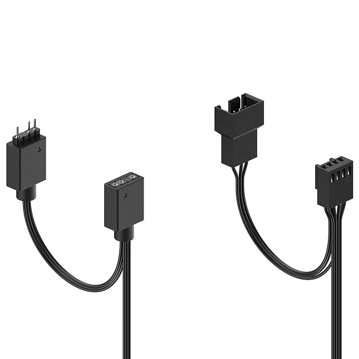 Fractal Design Aspect 12 RGB PWM 3-Pack Noir pas cher