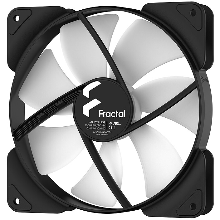 Acquista Fractal Design Aspect 14 RGB 3-Pack Nero