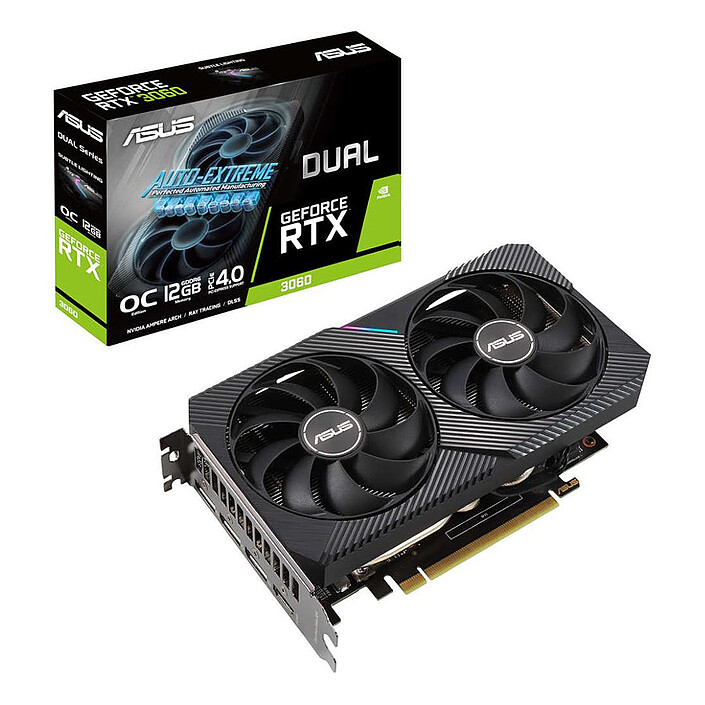 ASUS DUAL GeForce RTX 3060 O12G (LHR) · Reconditionné