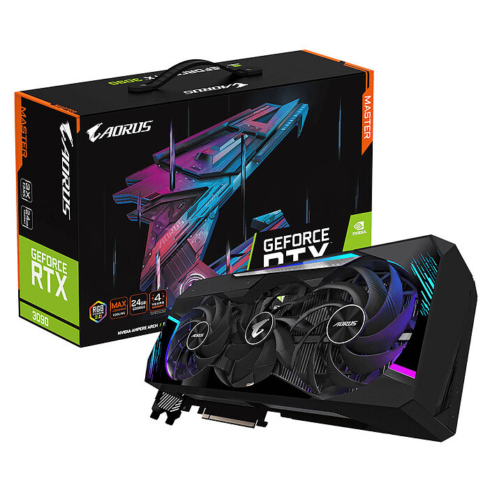 Gigabyte AORUS GeForce RTX 3090 MASTER 24G (rev. 2.0) (LHR)