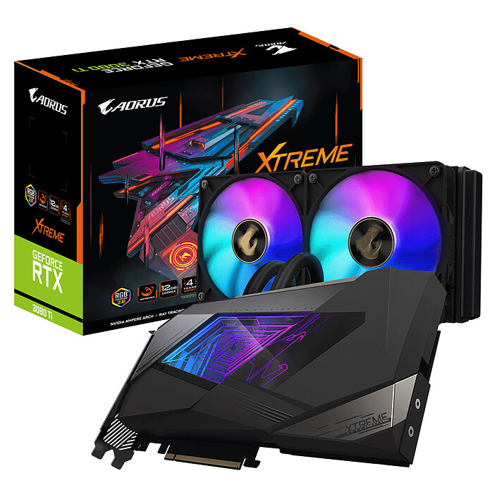 Gigabyte AORUS GeForce RTX 3080 Ti XTREME WATERFORCE 12G (LHR)