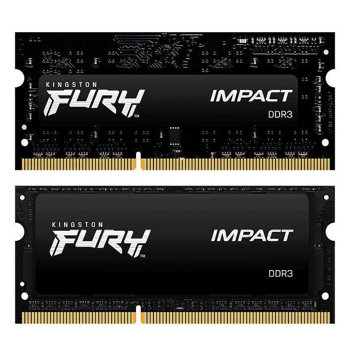 Nota Kingston FURY Impact SO-DIMM 16 GB (2 x 8 GB) DDR3 1600 MHz CL9