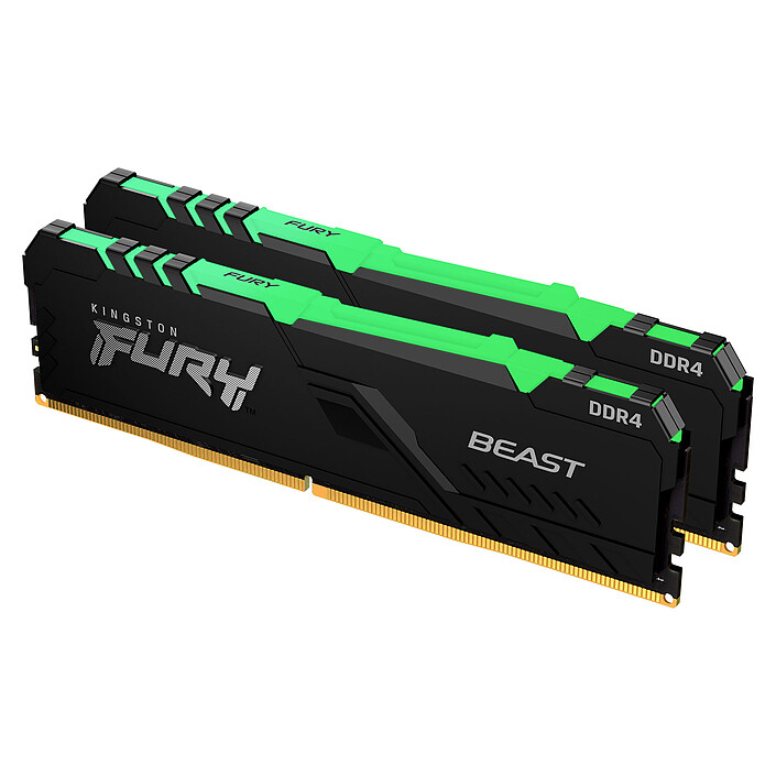 Kingston FURY Beast RGB 16GB (2x8GB) DDR4 3200MHz CL16