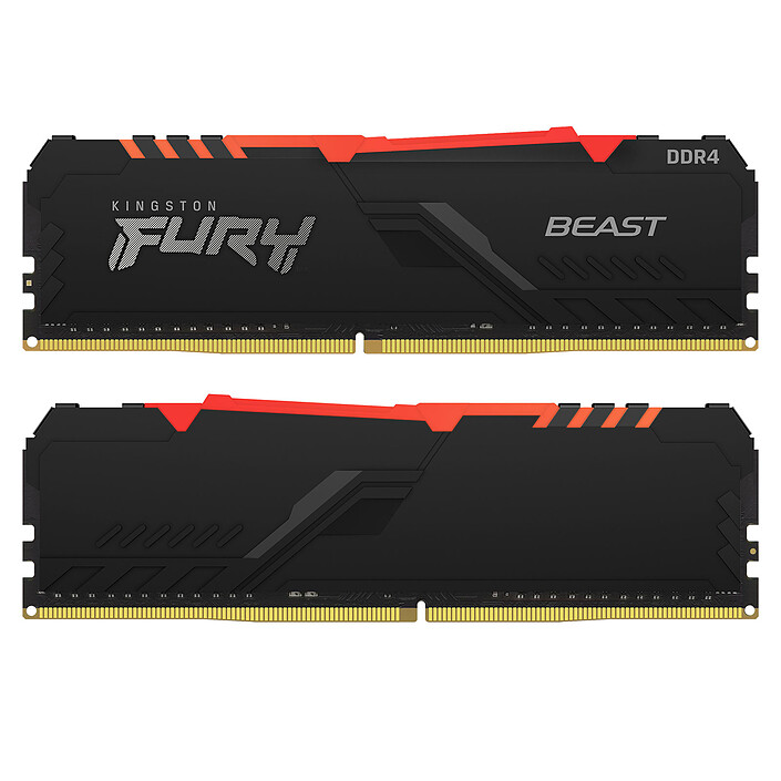 Nota Kingston FURY Beast RGB 32GB (2 x 16GB) DDR4 3200 MHz CL16
