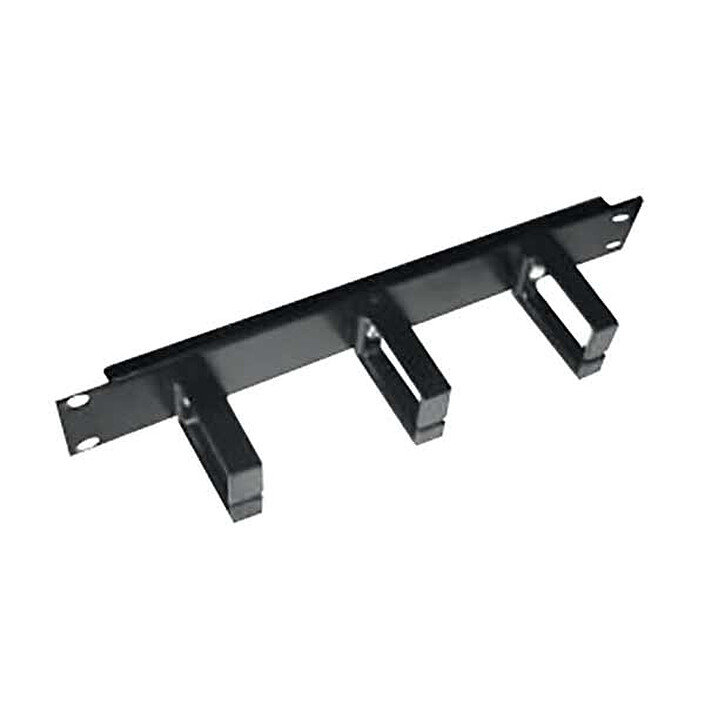 Dexlan 10'' 1U Cable Management Panel - Black