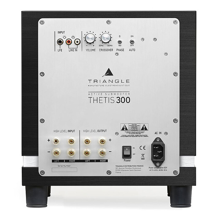 Acheter Triangle Thetis 300 Noir Cendré