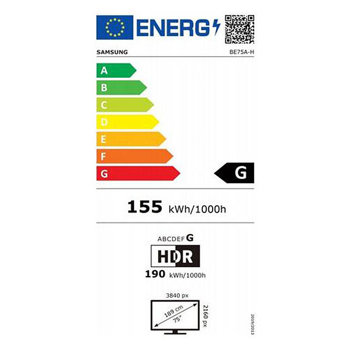 Buy Samsung 75" LED - BE75A-H