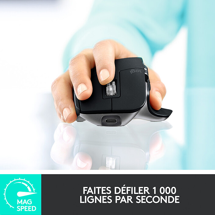 Avis Logitech MX Master 3 pour Mac (Gris Sidéral)