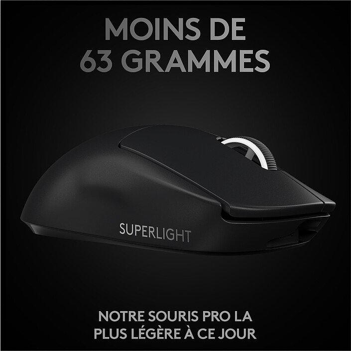Avis Logitech G Wireless Gaming Pro X Superlight (Noir)