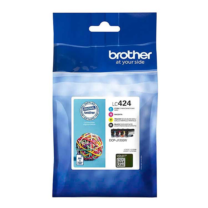 Brother LC424VAL (Magenta, Cyan, Jaune, Noir)