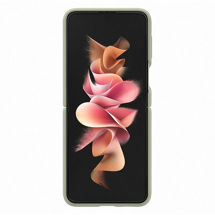 Custodia in silicone Samsung Anello Verde Oliva Galaxy Z Flip 3 economico