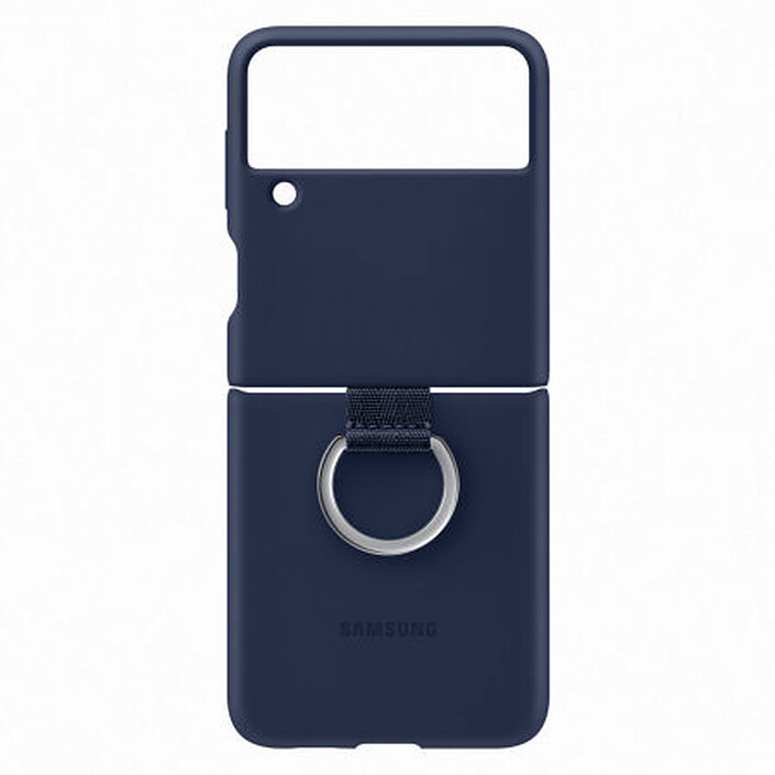 Funda de silicona Samsung Anillo azul Galaxy Z Flip 3