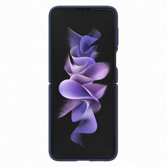 Opiniones sobre Funda de silicona Samsung Anillo azul Galaxy Z Flip 3