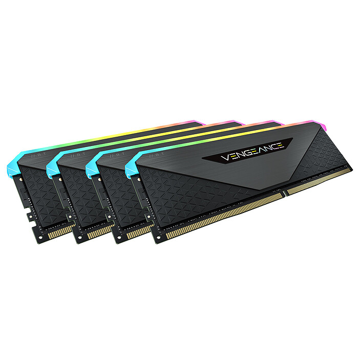 Avis Corsair Vengeance RGB RT 64 Go (4 x 16 Go) DDR4 3200 MHz CL16