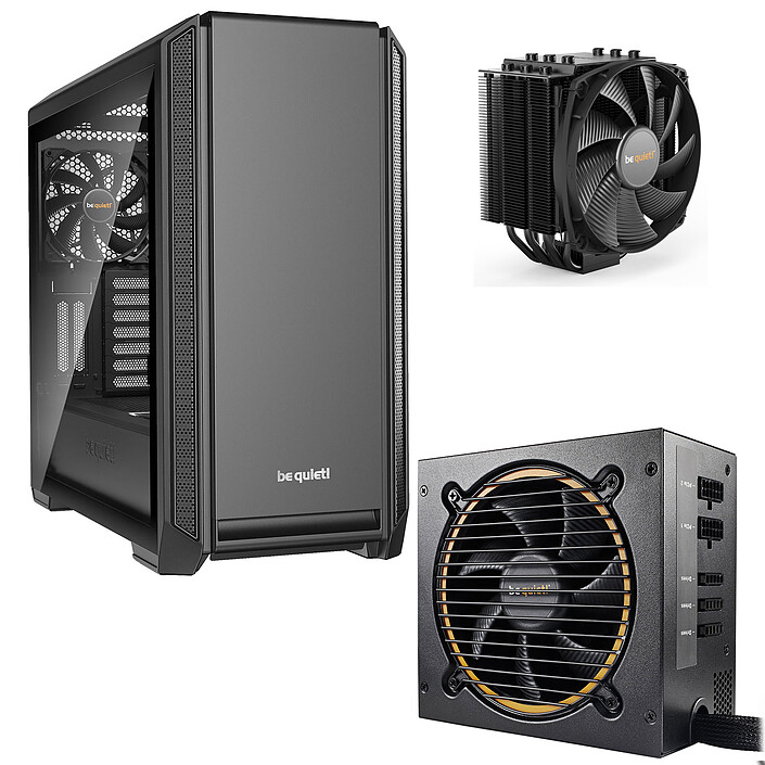 be quiet! Silent Base 601 Window (Noir) + Pure Power 11 700W CM 80PLUS Gold + Dark Rock 4